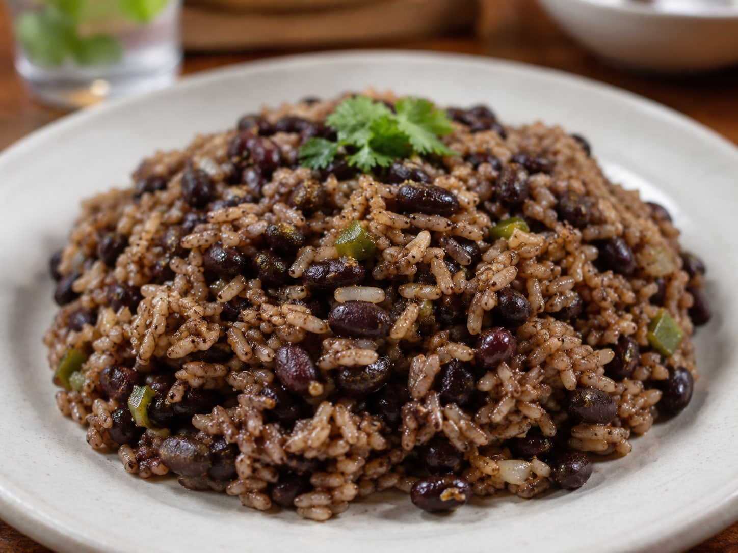 Moros y Cristianos (Cuban beans and rice)